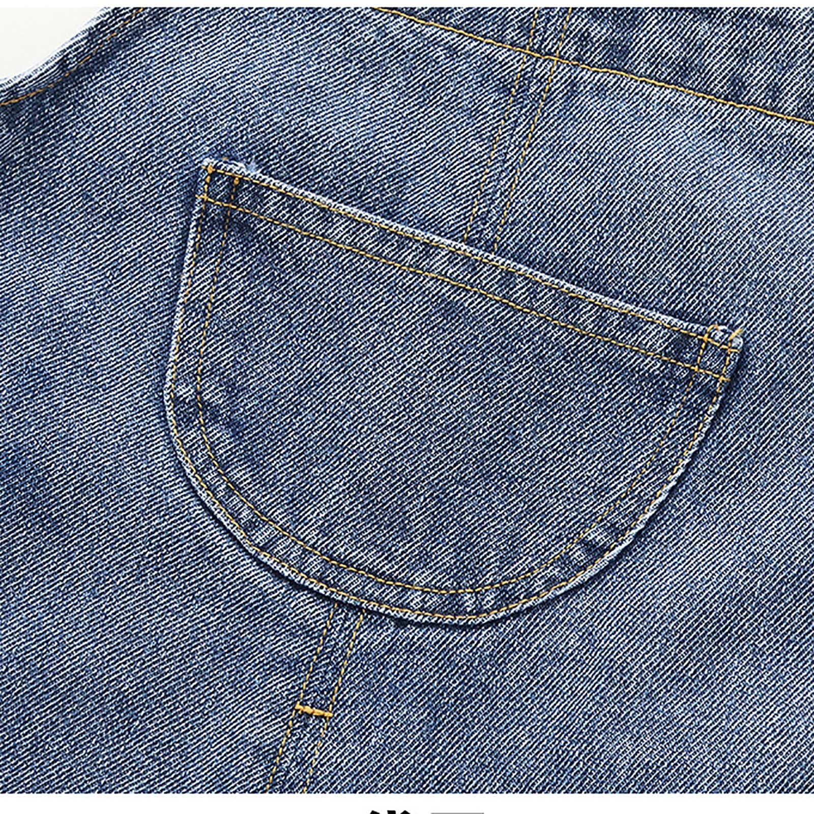 SHTXOZHI Toddler Baby Denim Overalls Boy Girl Suspender Pants Jean Romper Newborn Fall Clothes
