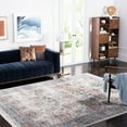 thumbnail image 2 of SAFAVIEH Shivan Zeke Oriental Distressed Area Rug, Grey/Blue, 9' x 12', 2 of 8