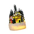 thumbnail image 3 of yotijay Christmas Figurine Village House Statue Collection Crafts Artwork Decoration for Green House, 3 of 9
