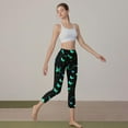 thumbnail image 5 of Simua High Waisted Capri Leggings for Women - Butterfly Print Soft Slim Yoga Pants for Running Cycling Workout, 5 of 8