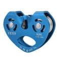 thumbnail image 1 of Polea, polea de escalada pesada de aleación de aluminio de 25 KN Polea giratoria única adaptada para la perfección, 1 of 8