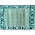 thumbnail image 1 of Ahgly Company Indoor Rectangle Oriental Light Blue Modern Area Rugs, 2' x 4', 1 of 4