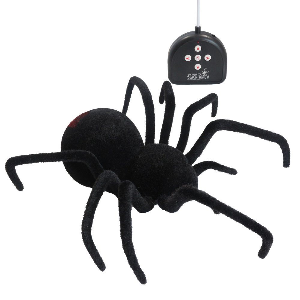 DJL Fun Realistic Remote Control Giant RC Black Widow Spider 4Way
