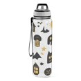 thumbnail image 2 of 32oz Transparent Sports Water Bottle with Straw for Kids Adults Outdoor School Gym Fitness Cute Halloween Icon, 2 of 7