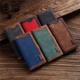thumbnail image 4 of Luxury Retro Leather Magnetic Wallet Case Card Holder Stand Phone Cover Coque For iPhone 12 (Red), 4 of 9