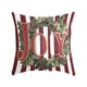 thumbnail image 2 of Fundas de Almohada Navideñas de 45X45 Cm | Fundas de Almohada Decorativas Festivas | Tela Suave con Cremallera Oculta | Decoración para El Hogar - 1 Funda de Almohada de Algodón, 2 of 6
