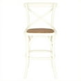 thumbnail image 1 of Safavieh Franklin Oak Wood 24" Counterstool in Ivory, 1 of 1