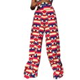 thumbnail image 1 of Pantalones cargo mujer Gibobby deportivos sueltos pierna recta alta cintura Estampado Rosa S, 1 of 5