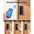 thumbnail image 2 of Cerradura inteligente Philips 240X-1HW WiFi con huella digital y acceso sin llave, 2 of 9