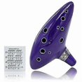 thumbnail image 1 of 12-Hole Ocarina Alto C Legend of Zelda Ceramic, 1 of 5