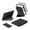 Black, variant on RoseOcean Smart Folio Stand Case for 11-13 Inch Tablets Magnetic Cover with Auto Wake/Sleep