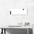 thumbnail image 2 of ARTCANVAS Girl with Balloon Panoramic Canvas Art Print by Banksy - Size: 36" x 12" (1.50" Deep), 2 of 9
