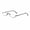 Black, variant on Mens Half Moon Spring Hinge Reading Glasses 3.0 Womens Fashion Black Classic Readers +3.0