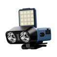 thumbnail image 3 of LED Headlamp with Advanced Sensor & 1500mAh Long-Lasting Battery - Super Bright, Comfortable & Durable for Outdoor Night Fishing, Camping, Hunting - Blue Standard Kit Includes Special Clip, Headband, 3 of 6