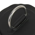 thumbnail image 3 of Heavy Duty D-Pad/Parche Accesorios PVC 3.1 pulgadas Inoxidable para PVC Inflable Negro Cola Anillos en D inflables para kayak, 3 of 7