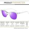 thumbnail image 4 of Gafas de sol Joopin Semi Rimless Polarized UV400 Purple, 4 of 6