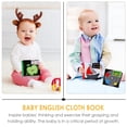 thumbnail image 3 of 1 Set 4pcs Baby Educational Cloth Libres Inglés Bebé Primeros Libros (Color surtido), 3 of 6