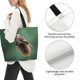 thumbnail image 3 of Disketp Squirrel Bolsa Tote Estampada para Mujer, Bolso de Hombro y de Mano para Compras y Viajes, 3 of 8