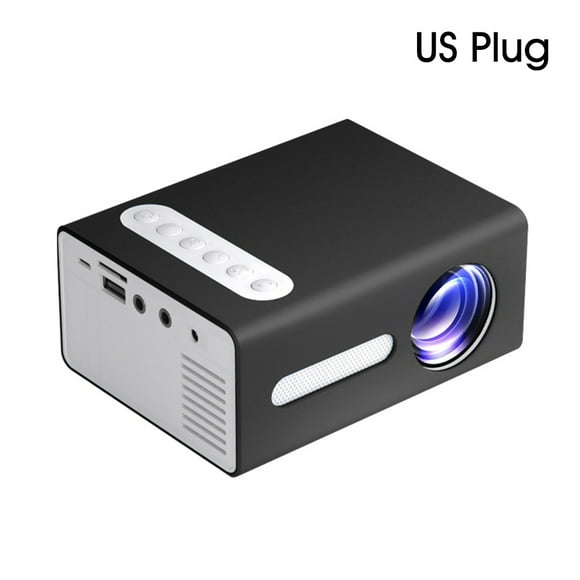 Yeacher TOPRECIS Mini Projector Outdoor Portable Movie Projector with 100'' Projector Screen 1080P Supported Remote Control Compatible with TV Stick Video Games USB TF AV T300 US