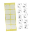 thumbnail image 4 of yuksok Sticky Cable Clips Clear Small Cord Clips for Car Home Hanging Decorations 10pcs, 4 of 9