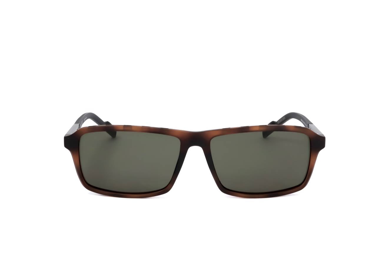 Adidas SP0049 52N 59mm Rectangle Sunglasses Men's Dark Havana