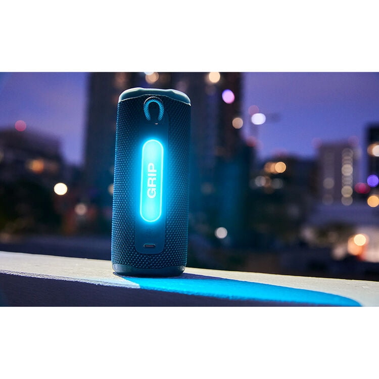 JBL Grip - Compact Bluetooth speaker with bold JBL Pro Sound and ambient light - Black