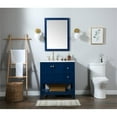 thumbnail image 6 of 32 inch single bathroom vanity in blue, 6 of 8