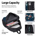 thumbnail image 4 of Disketp Solar System And Planets Mochila Estampada de Gran Capacidad con Lonchera y Estuche, Set de 3 Piezas para Estudiantes, 4 of 7