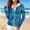 A_Blue#10, variant on Hoodies for Women 50+ UPF Sun Protection Long Sleeve Zip Up Thumb Holes Hooded Jackets Casual Printed Lightweight Loose Vacation Beach Hoodie
