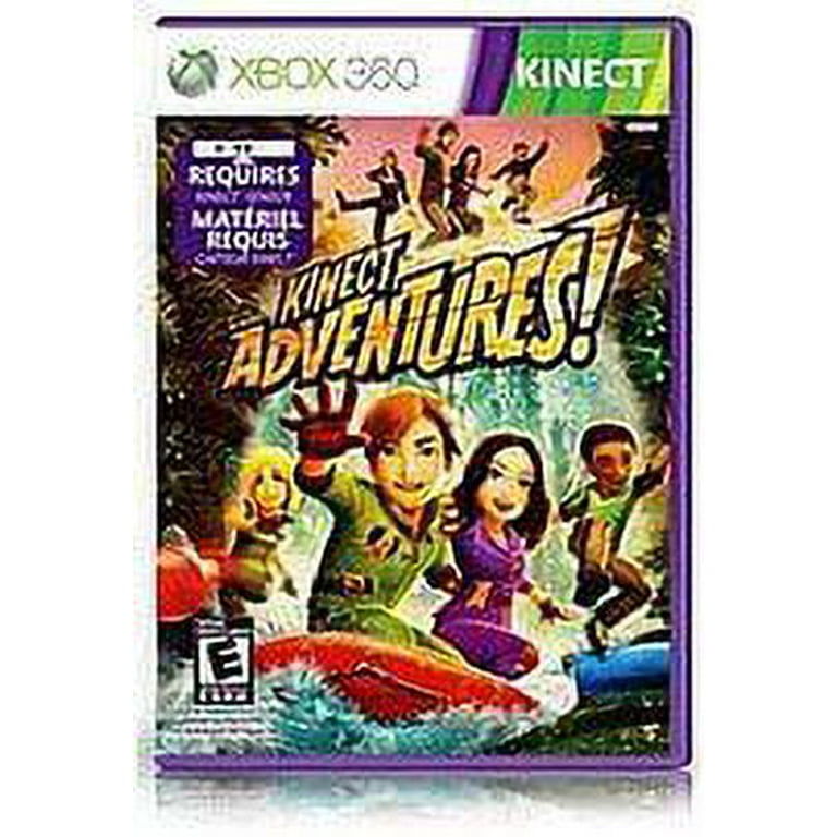 XBOX 360 KINECT ADVENTURES VIDEO GAME REQUIRES KINECT SENSOR RATED E 1-2  PLAYERS