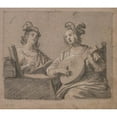 thumbnail image 2 of Gerard van Honthorst 22x20 Gold Ornate Framed and Double Matted Museum Art Print Titled - Musical Scene (1625-55), 2 of 4