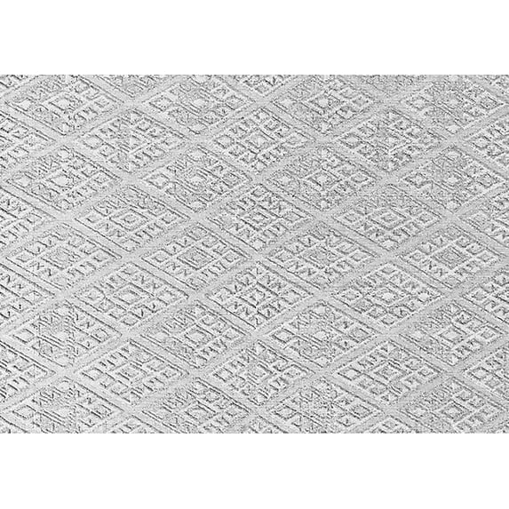 Ahgly Company Indoor Rectangle Oriental Gray Industrial Area Rugs, 7' x 10'