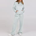 Lounge Sets for Women Hoodies Tracksuit Fall Casual Loose Wide Leg