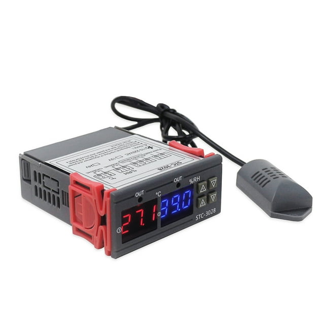 Stc-3028 Salida de Relé Del Controlador Digital de Temperatura Y Humedad Abody 110-220V