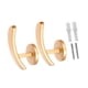 thumbnail image 4 of 2 ganchos modernos para sujetar cortinas, accesorios para cortinas de oficina. Oro, 4 of 8