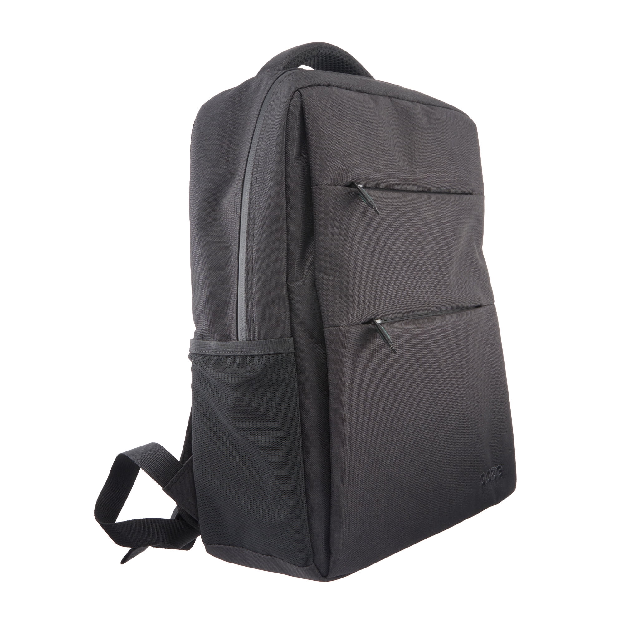 Ooze Black Smell Proof Travel Backpack - 18 x 14.5 x 3.5 inches, 9 Pockets, Water Resistant, Carbon-lined Interior
