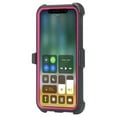 thumbnail image 3 of Apple iPhone 11 Case w/ Built in Screen Protector Heavy Duty Drop Protection Holster Dual Layer Case Cover Combo -Hot Pink, 3 of 4
