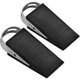 thumbnail image 1 of Rubber door stopper, no punching required, suitable for tile, parquet, carpet etc - black., 1 of 5