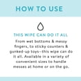 thumbnail image 5 of The Honest Company Clean Conscious Unscented Wipes Travel Size Over 99% Water, Compostable, Plant-Based, Baby Wipes | Hypoallergenic for Sensitive Skin,  Pattern Play, 10 each , 5 packs 50 total count, 5 of 5
