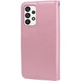 thumbnail image 3 of Wallet Case for Samsung Galaxy A23/Galaxy F23/Galaxy M23, [Wrist Strap] Rose Flower Cover with Credit Card Holder Cash Pockets Flip Phone Case for Samsung Galaxy A23/M23/F23 RS Pink, 3 of 7