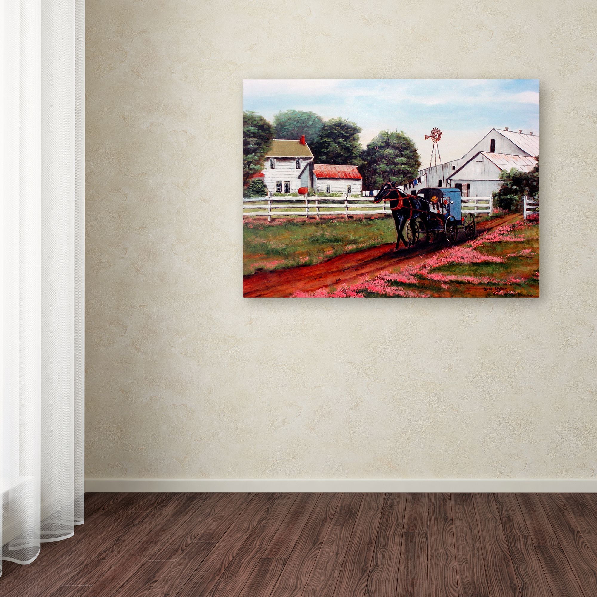Trademark Fine Art 'Amish Country 2' Canvas Art by Arie Reinhardt Taylor