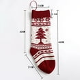 thumbnail image 4 of Coofit Christmas Tree Stocking Knitted Classic Hanging Holiday Stocking Xmas Stocking, 4 of 10