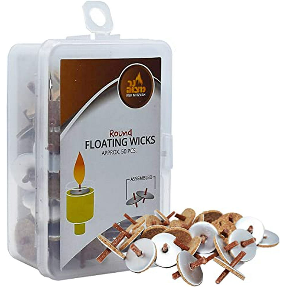Floating Wicks 36 X 50pk. Standard Round Floating Wicks Assembled