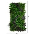 thumbnail image 2 of Nearly Natural 20in. x 40in. UV Resistant Borneo Jungle Artificial Living Wall Panel (Indoor/Outdoor), 2 of 10