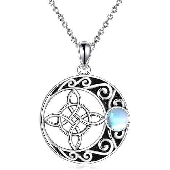 Sterling Silver Irish Celtic Knot Triquetra Trinity Vintage Viking Jewelry for Women Men