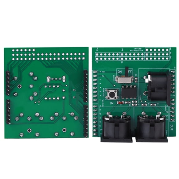 Tablero Adaptador Midi, Módulo Midi, Instrumento de Mediciónico Electónico Módulo de Escudo de Pin de 2.54 mm para reparador microcontrolador