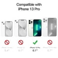 thumbnail image 2 of JETech Magnetic Case for iPhone 13 Pro 6.1-Inch Compatible with MagSafe Wireless Charging, Shockproof Phone Bumper Cover, Anti-Scratch Clear Back (Clear), 2 of 7