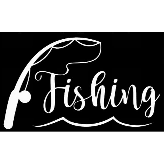 Fishing Rod - Premium Vinyl Decal/Sticker