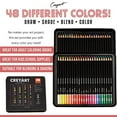 Colored Pencils Set of 48 PreSharpened Nontoxic Art Supplies for