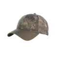 thumbnail image 1 of NYFASHION101 Distressed Look Cotton Blend Precurved Baseball Cap Hat - Olive, 1 of 4